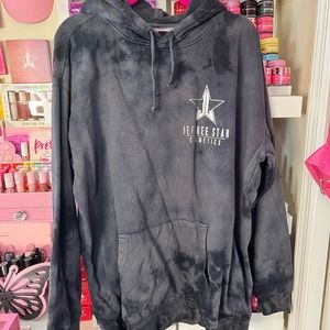 Rare Jeffree Star Cosmetics Black Onyx Tie Dye Hoodie Size XL